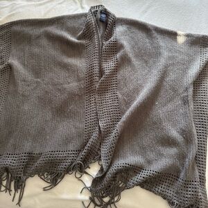 Max Edition Charcoal Open-Front Poncho